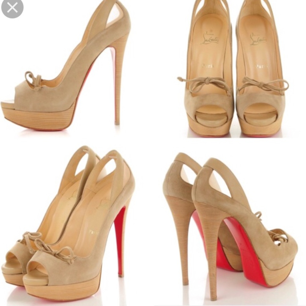 Christian Louboutin Maleva peep toe pumps